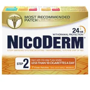 NicoDerm 24h withdrawal protection 14mg ,7 patches